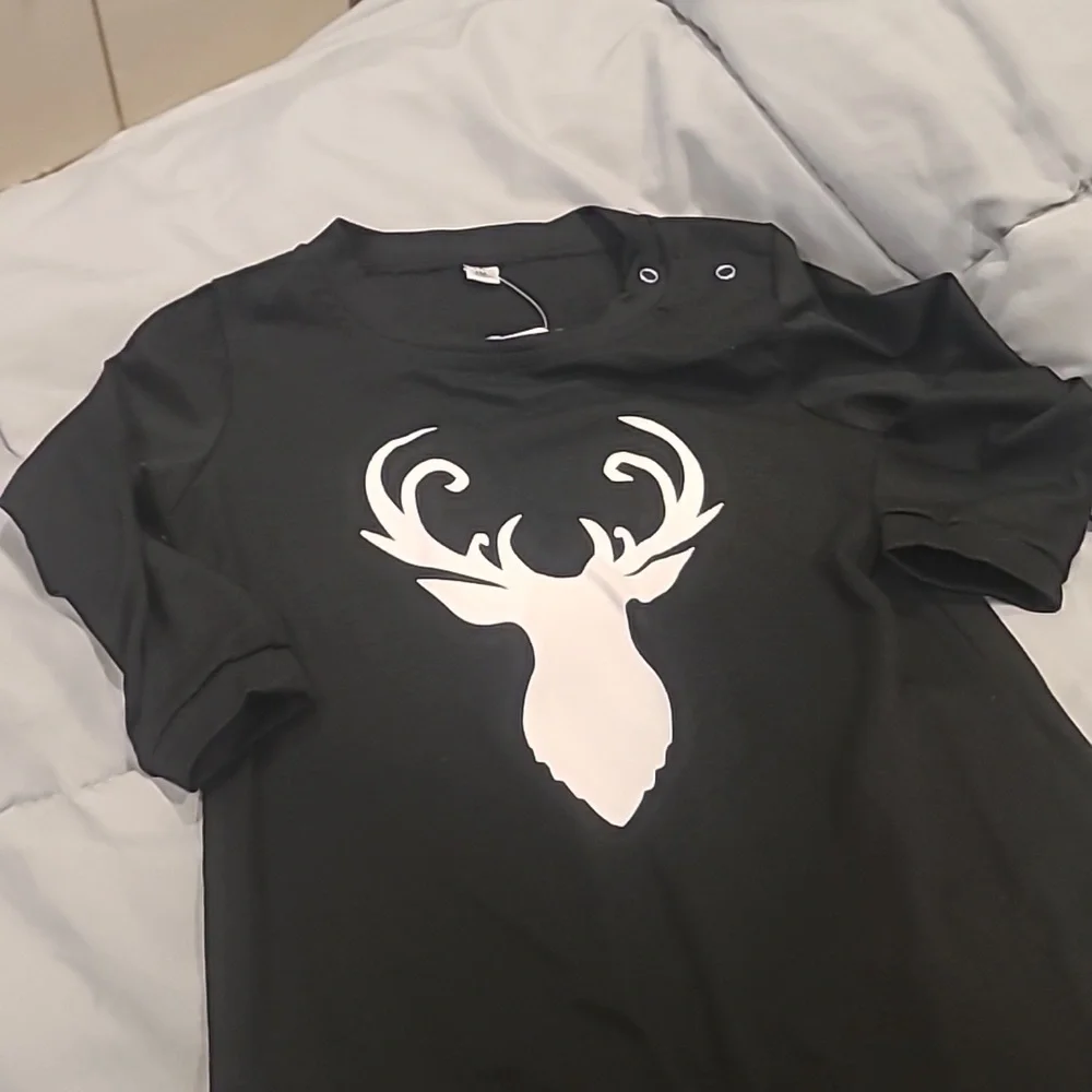 New kids deer buck footless jumper
